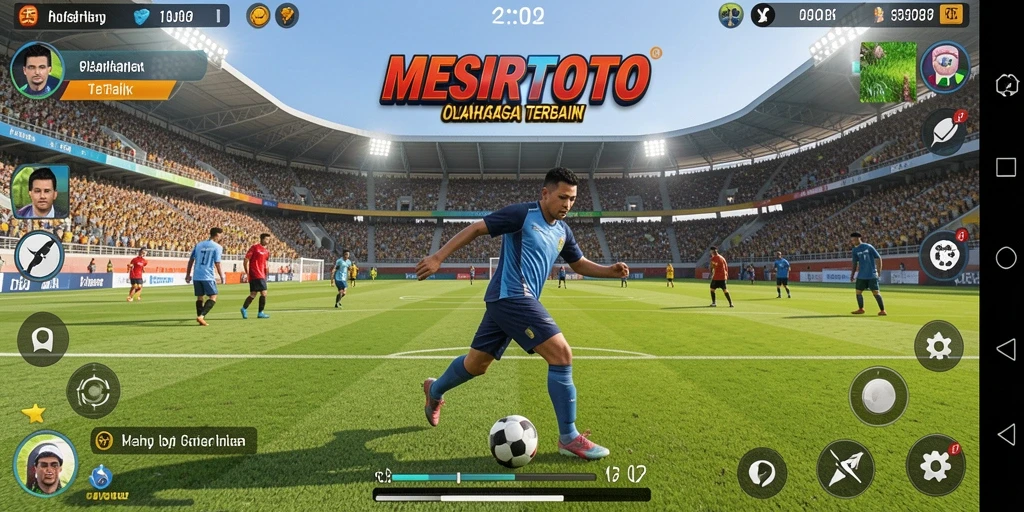 Tampilan gameplay menyenangkan di MESIRTOTO dengan berbagai atlet dan olahraga.