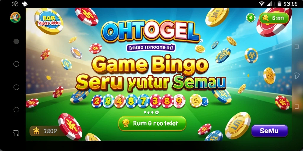 Tampilan screenshot utama OHTOGEL saat gameplay Bingo.