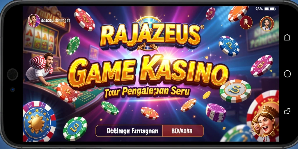 Screenshot gameplay RAJAZEUS menunjukkan keseruan permainan Kasino.