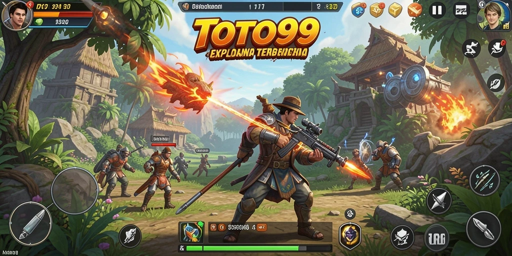 Tampilan gameplay TOTO99 yang memukau di dunia terbuka.
